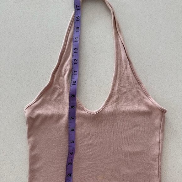 Brandy Melville Blush/Beige Halter Top - Picture 4 of 4